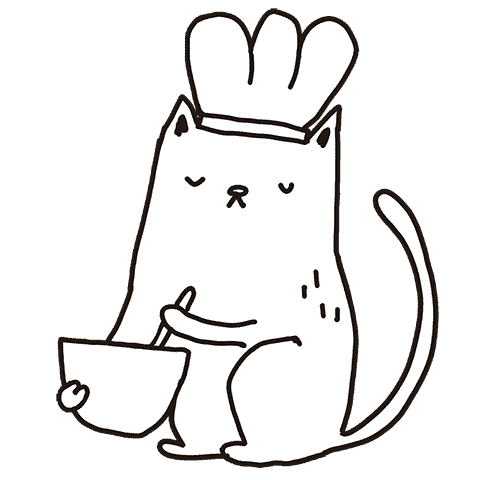 Black And White Cooking GIF by MAJASBOK