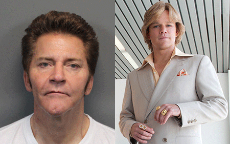 behind the candelabra