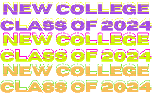New College Sticker by NCOrientation