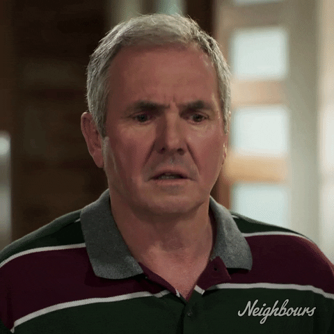 Karl Kennedy Defeat GIF by Neighbours (Official TV Show account)