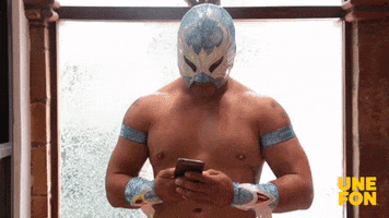lucha libre smile GIF by Unefon