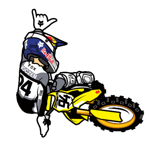 Ken Roczen Motocross Sticker by Fox Racing