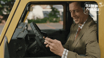 Phone Texts GIF by Death In Paradise