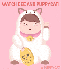 Puppycat And Bee Gif