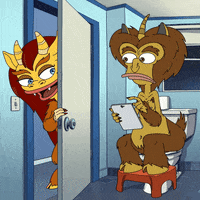 big mouth toilet GIF by NETFLIX