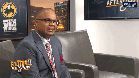 chicago bears football aftershow GIF by NBC Sports Chicago