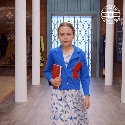 Model Pose GIF by The Great British Sewing Bee