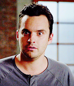 television shocked surprised new girl nick GIF