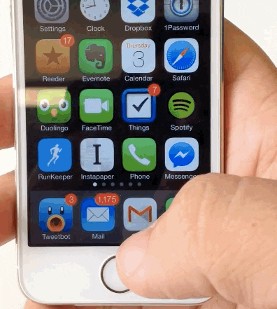 iphone running GIF