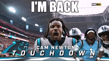 Im Back Cam Newton GIF by Carolina Panthers