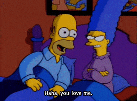 Homer Simpson Love GIF