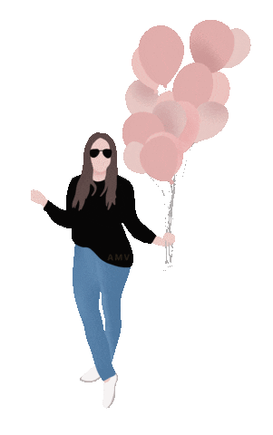 amv event and balloon curation Sticker