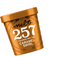 Caramel Dancing Sticker by Melt Ice Cream