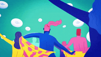 Summer Motion GIF by The Line Animation