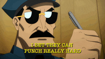 axe cop fox GIF by Animation Domination High-Def