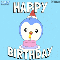 Happy Birthday GIF by Pudgy Penguins