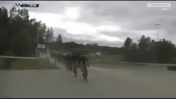 military base Bike race GIF