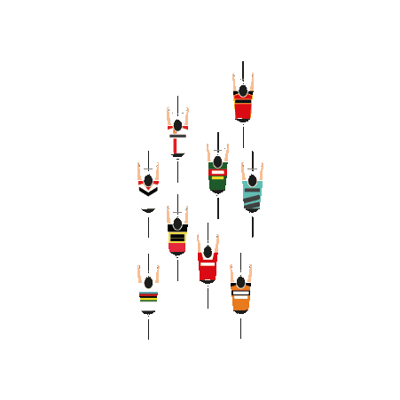 Egmont Cycling Race Sticker