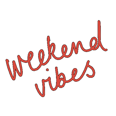 Weekend Vibes Sticker