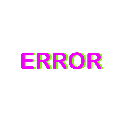 Error Sticker