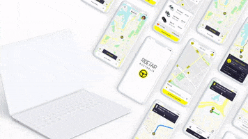 ridefair design iphone clay apps GIF