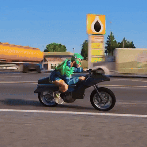 Grand Theft Auto Bike GIF by DAZZLE SHIP