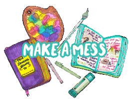 Creating Art Supplies Sticker by Kia Creates