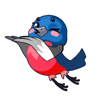 Bird Love Sticker by molodezhkaonf