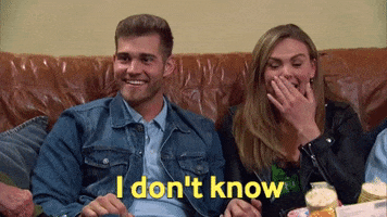 i dont know episode 8 GIF by The Bachelorette