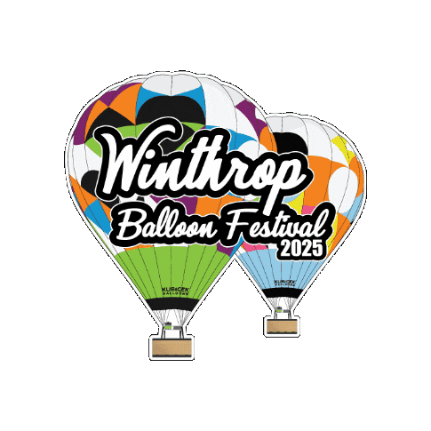 Hot Air Balloon Sticker by Seattle Ballooning