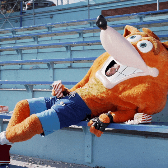 Mascot Popcorn GIF by Crash Bandicoot