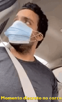 Snack Mask Car GIF