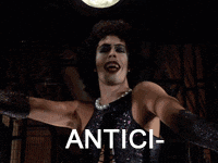 Giphy - rocky horror picture show anticipation GIF