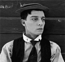 Buster Keaton Youre Welcome GIF by Maudit