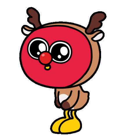 Greeting Merry Christmas Sticker