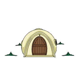 Cabin Dome Sticker by CAM Jewelry