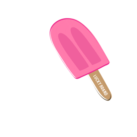 Ice Cream Pink Sticker by Lucky Brand