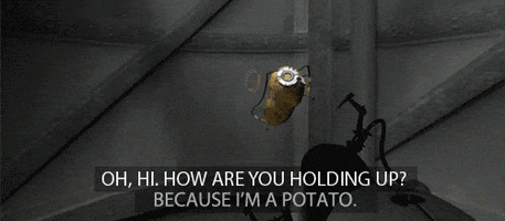 portal 2 potato GIF