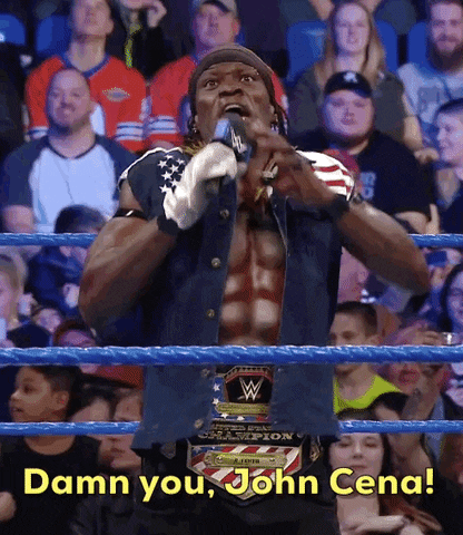 curse you john cena GIF by WWE