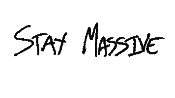 Tmj Stay Massive Sticker by MassiveJoes