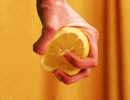 Squeezing Lemon Juice GIF