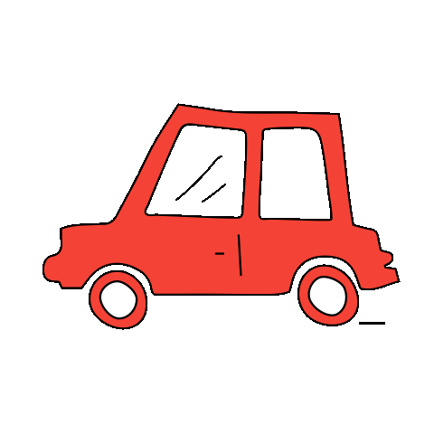 Car Driving Sticker by Rawww for iOS & Android | GIPHY