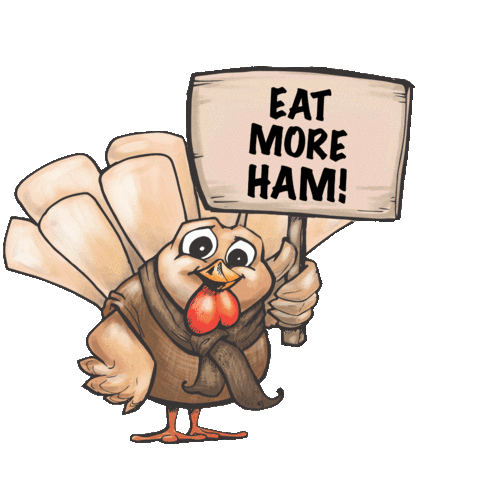 Thanksgiving Turkey Sticker by TOTT Products LLC