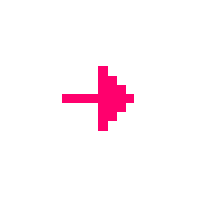 Pink Arrow Sticker by m-2