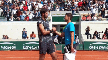 Roland-Garros friends hug roland garros mates GIF