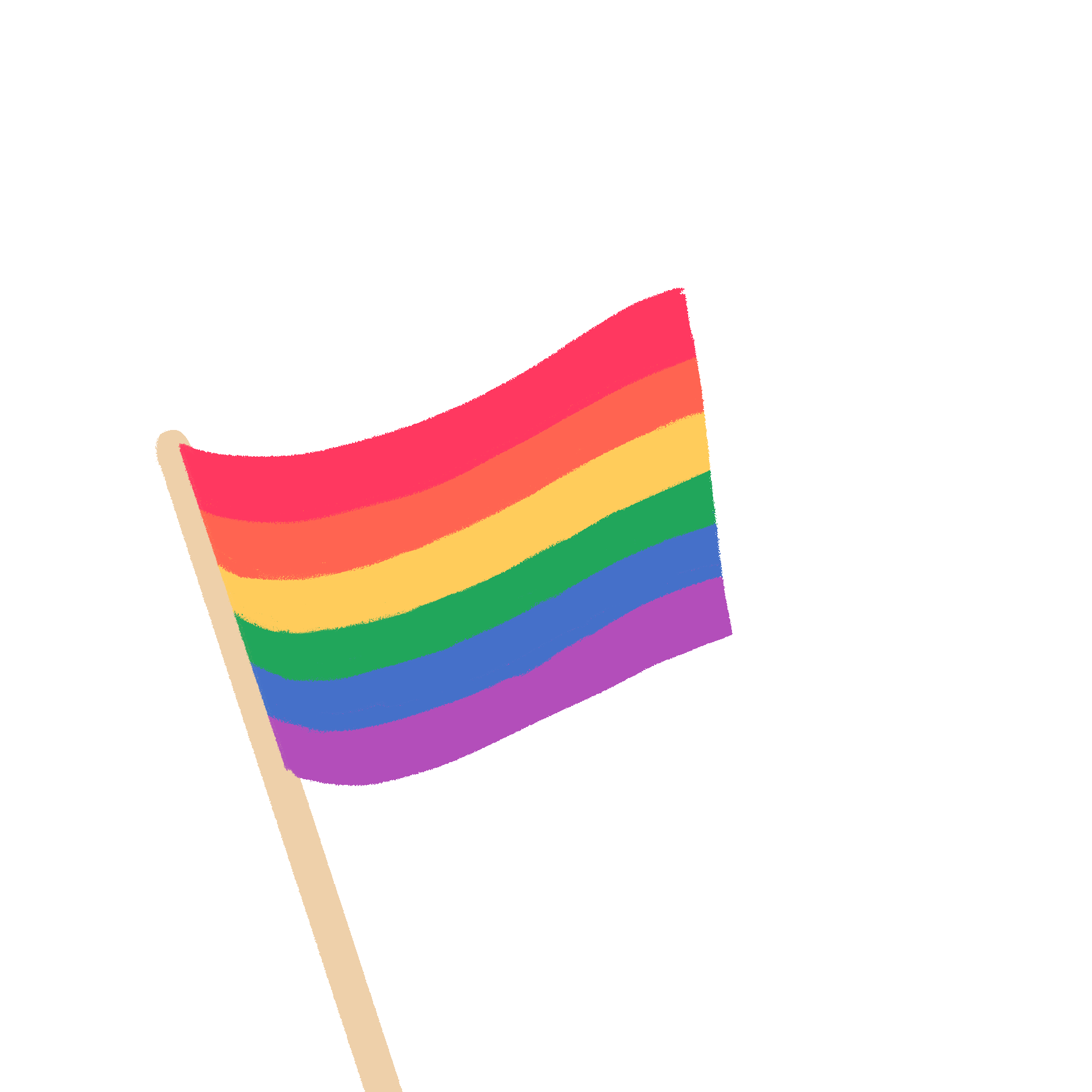 waving gay flag gif