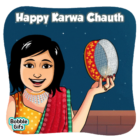Karwa Chauth Festival GIF by Bobble - Find & Share on GIPHY