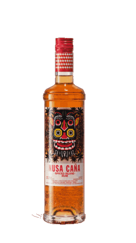 Nusa Cana Bottle Sticker by Nusa Caña Rum