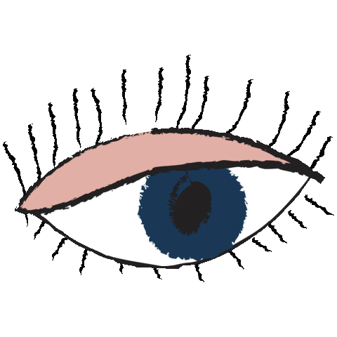 Wink Eye Sticker by Teaspoon studio
