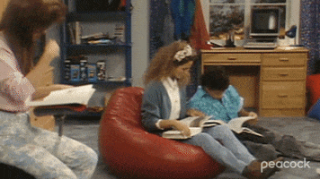 Studying Saved By The Bell GIF by PeacockTV